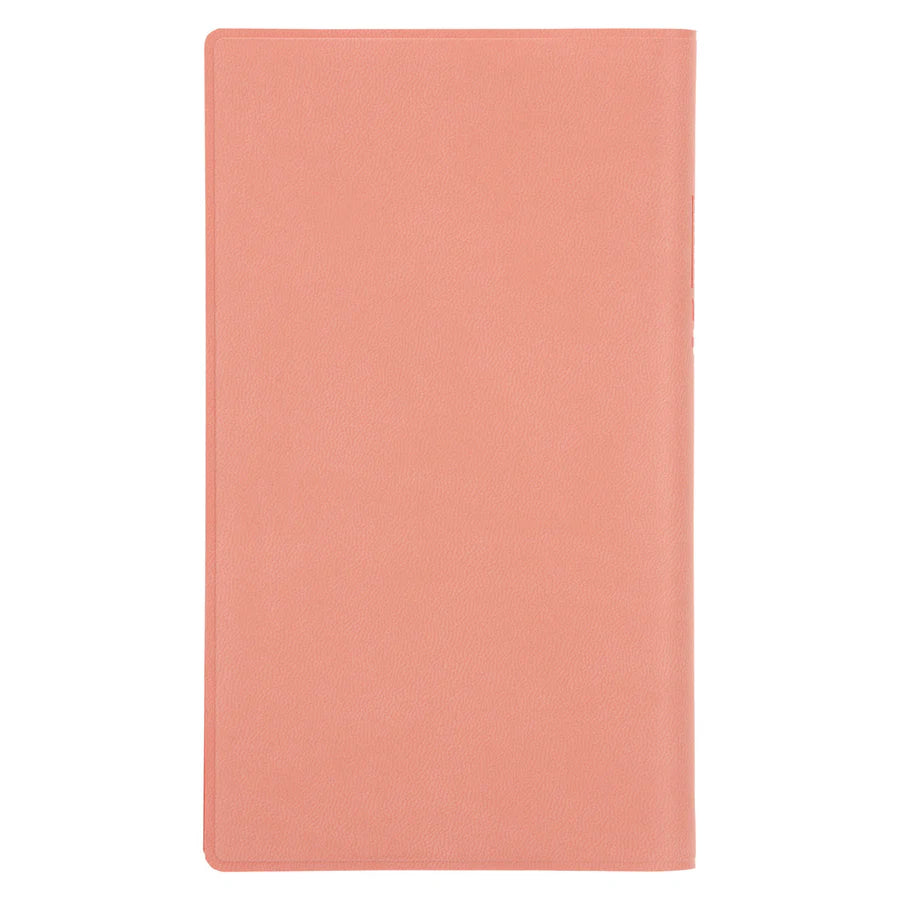 Neriah’s Light; 2026 18-Month Planner & Notebook; Coral Faux Leather