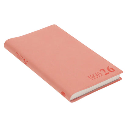 Neriah’s Light; 2026 18-Month Planner & Notebook; Coral Faux Leather