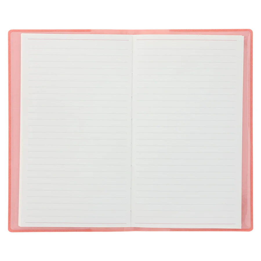 Neriah’s Light; 2026 18-Month Planner & Notebook; Coral Faux Leather