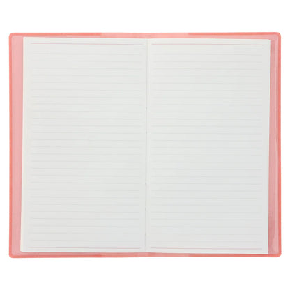Neriah’s Light; 2026 18-Month Planner & Notebook; Coral Faux Leather