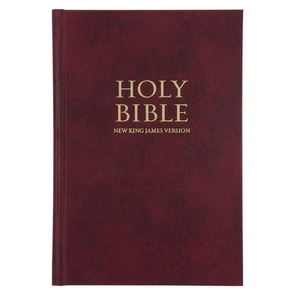 NKJV Burgundy Hardcover Bible