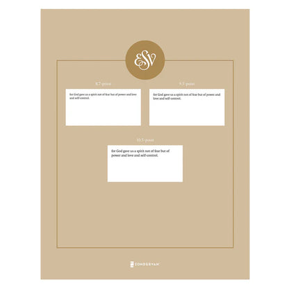 ESV Black Imitation Leather Value Personal Size Bible Giant Print