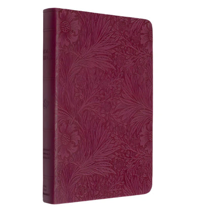 ESV Thinline Bible – Raspberry Floral; Neriah's Light