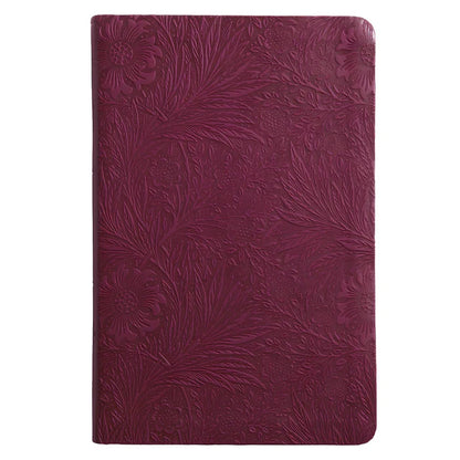 ESV Thinline Bible – Raspberry Floral; Neriah's Light