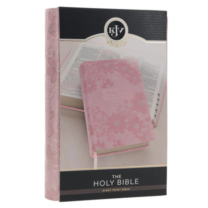 KJV Giant Print Bible – Light Pink; Neriah’s Light