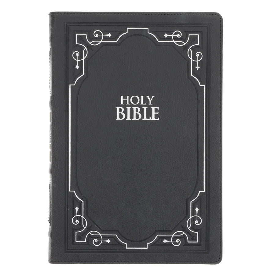 KJV Thinline Large Print Bible – Black Frame; Neriah’s Light