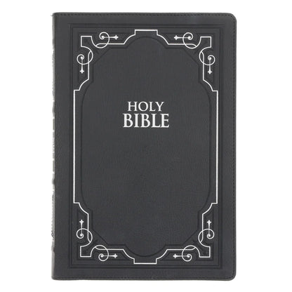 KJV Thinline Large Print Bible – Black Frame; Neriah’s Light