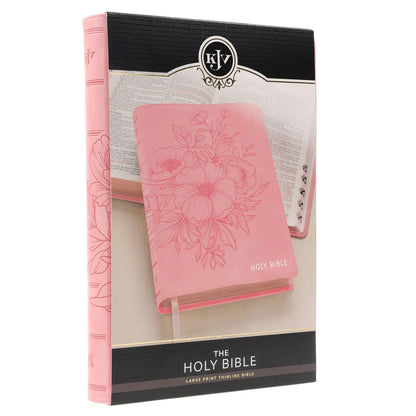 KJV Thinline Large Print Bible – Ballet Pink; Neriah’s Light