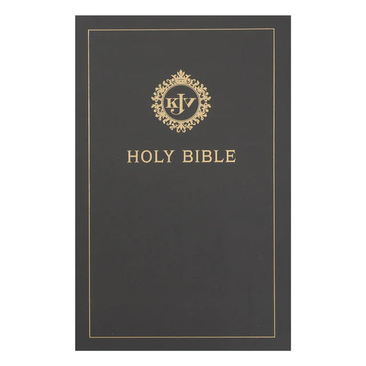 KJV Black Paperback Outreach Bible