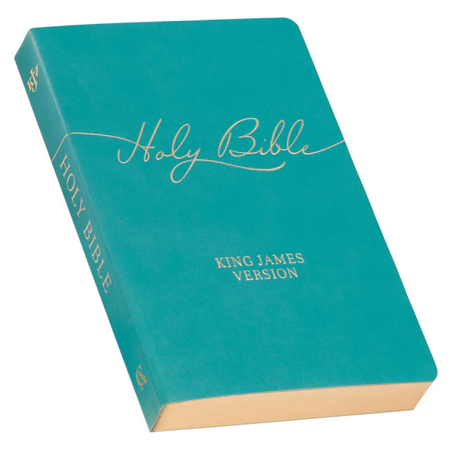 KJV Teal Faux Leather Flexcover Gift Edition Bible