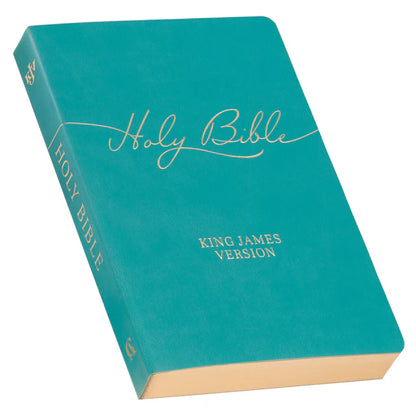 KJV Teal Faux Leather Flexcover Gift Edition Bible