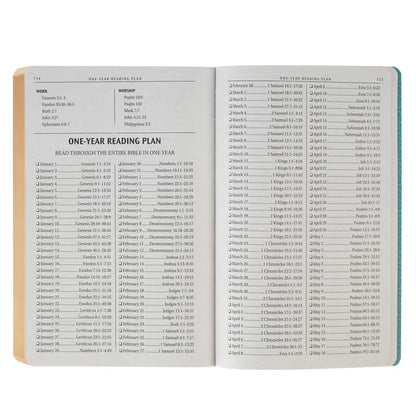KJV Teal Faux Leather Flexcover Gift Edition Bible