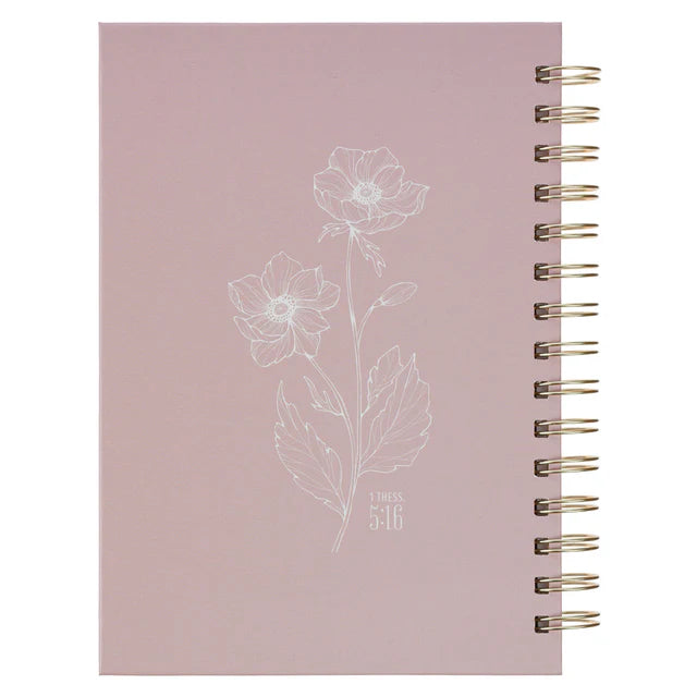 Always Be Joyful Hardcover Wirebound Journal