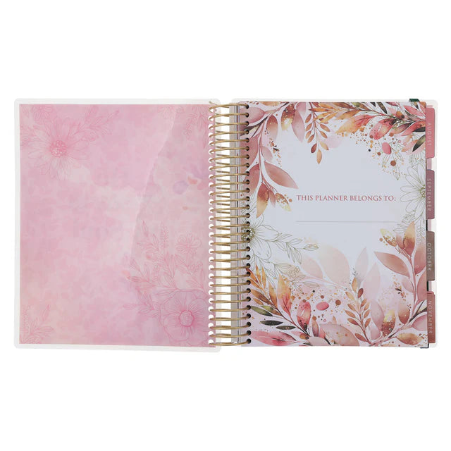 2027 Diary - 18-Month Planner for Women - He Restores My Soul - Wirebound