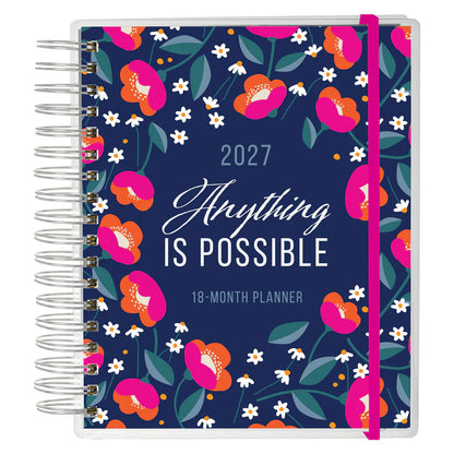 2027 Diary - 18-Month Planner for Women - Anything Is Possible - Wirebound