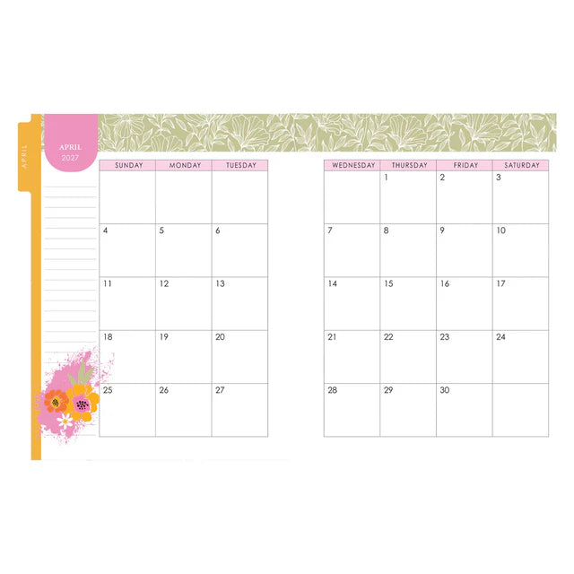 2027 Diary - 18-Month Planner for Women - Good Things Take Time - Wirebound