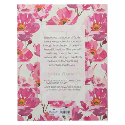 Be Still and Know That I Am God Floral Coloring Book (Paperback