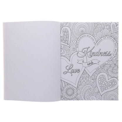 Be Still and Know That I Am God Floral Coloring Book (Paperback