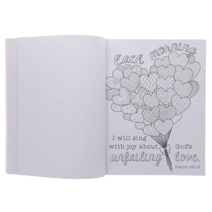 Be Still and Know That I Am God Floral Coloring Book (Paperback