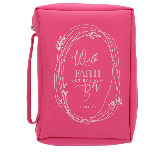 Walk by Faith Not by Sight Polyester Bible Bag