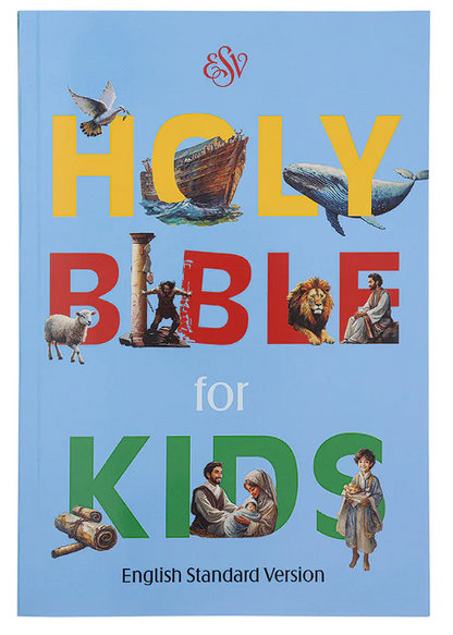 ESV Kids Bible – Blue Paperback; Full Text & Illustrations; Neriah’s Light