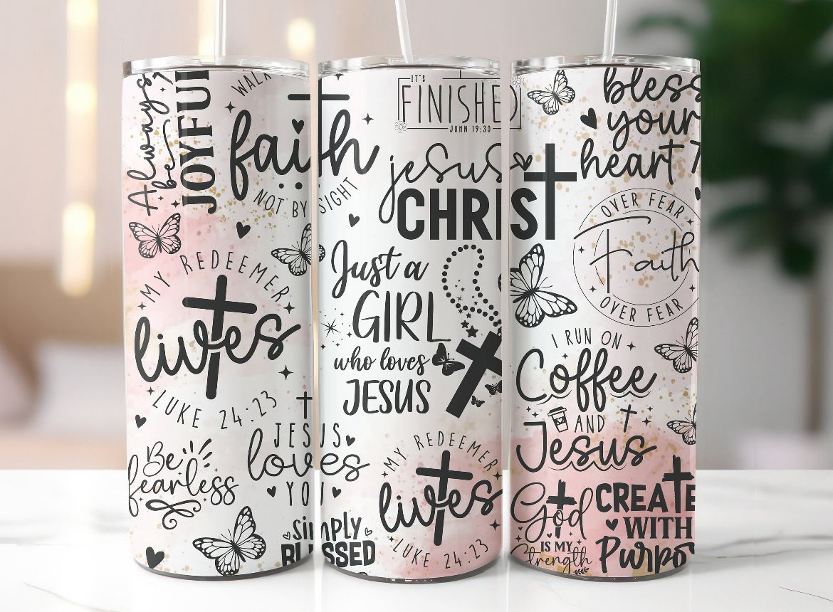 Just a Girl Who Loves Jesus Tumbler | Faith-Inspired Drinkware