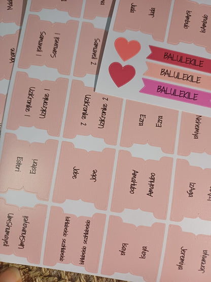 Bible Index Tabs; All Languages; Neriah’s Light