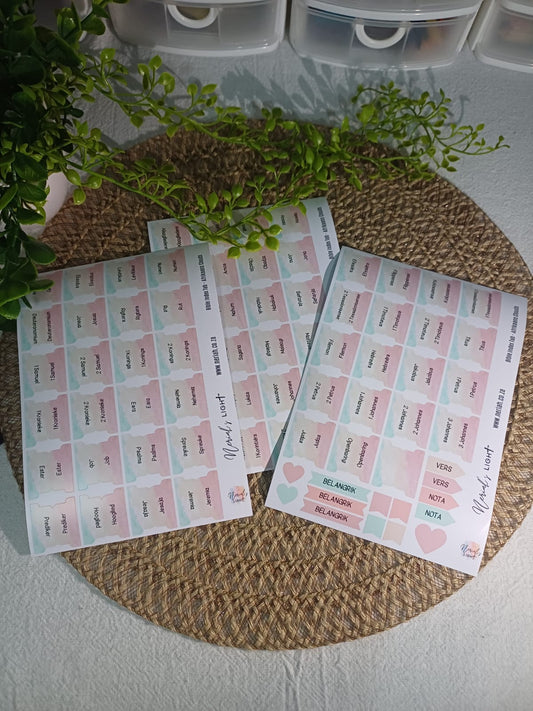 Bible Index Tabs; All Languages; Neriah’s Light