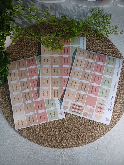 Bible Index Tabs; All Languages; Neriah’s Light