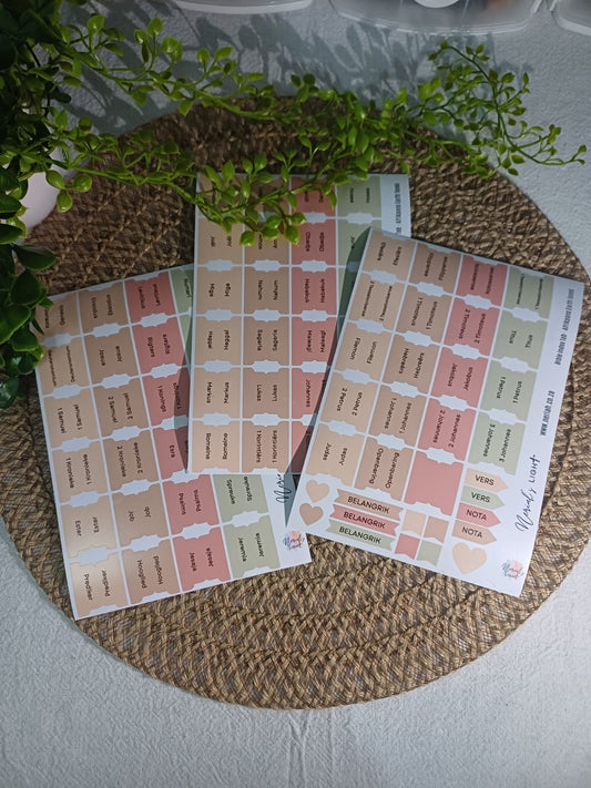 Bible Index Tabs; All Languages; Neriah’s Light