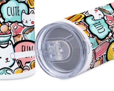 Pray Without Ceasing Tumbler | White Faith-Inspired Drinkware