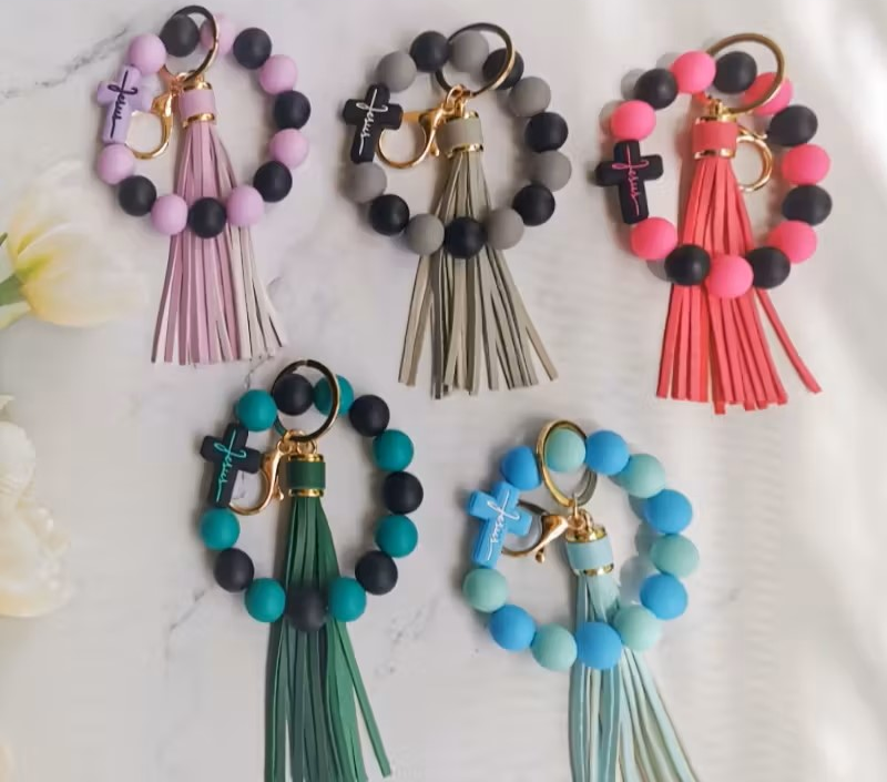 Faithful Wristlet Keyring for Daily Stewardship; Neriah’s Light