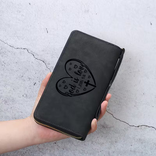 Wallet - God is Love (Black)