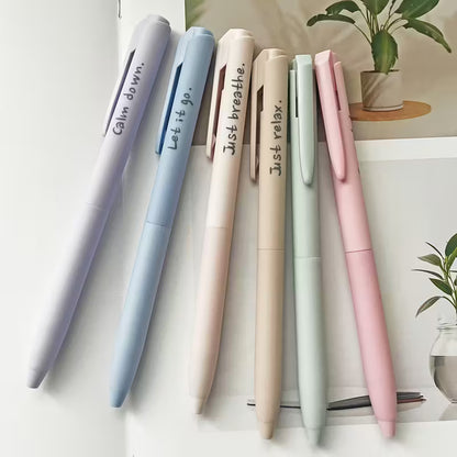 Morandi Color Gel Pens – 6 Piece Set for Journaling ; Neriah’s Light